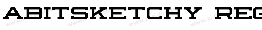 Abitsketchy Regular字体转换 Abitsketchy Regular字体转换
